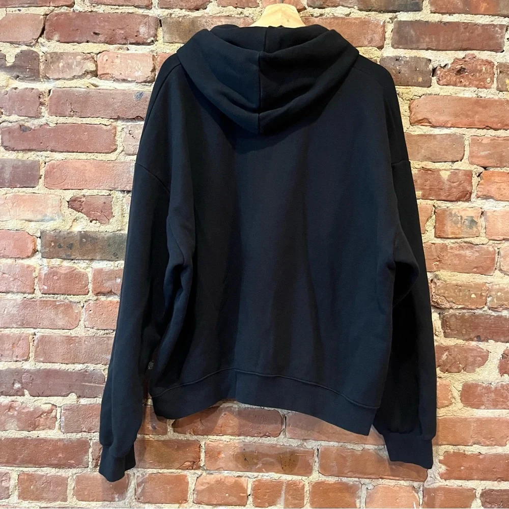 Skims Women’s Classic Hoodie in Onyx Size 4XL Cotton Fleece - Picture 2 of 7